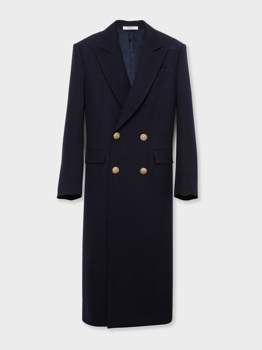 週末限定値下げ~CLANE OVER LINE DOUBLE COAT-NAVY 週末限定値下げ~CLANE OVER LINE DOUBLE COAT-NAVY