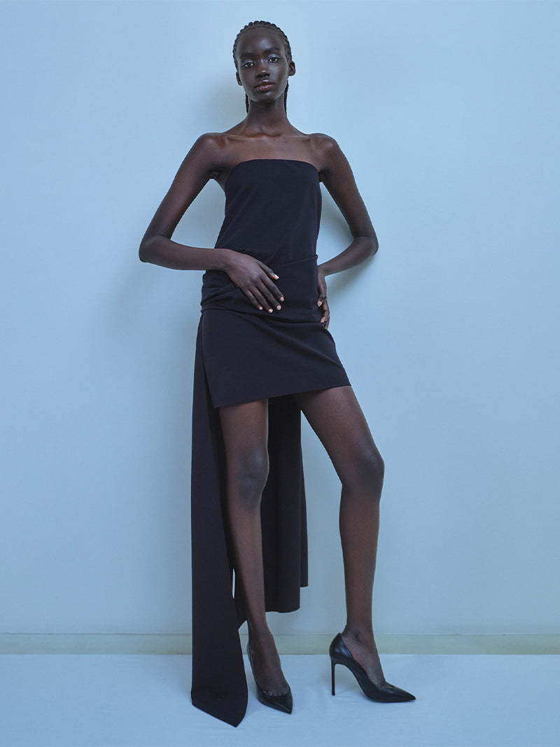 JERSEY DRESS - BLACK