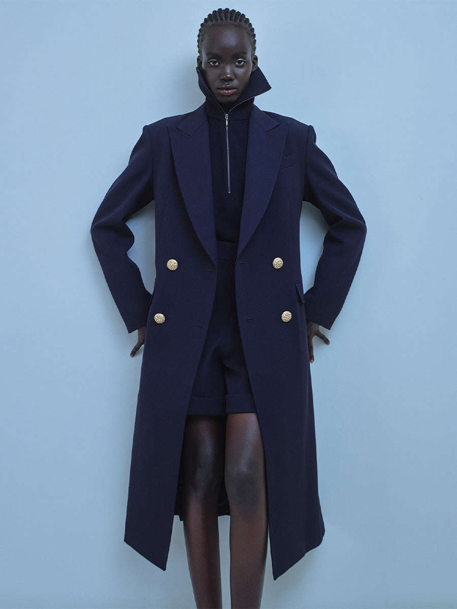 週末限定値下げ~CLANE OVER LINE DOUBLE COAT-NAVY 週末限定値下げ~CLANE OVER LINE DOUBLE COAT-NAVY