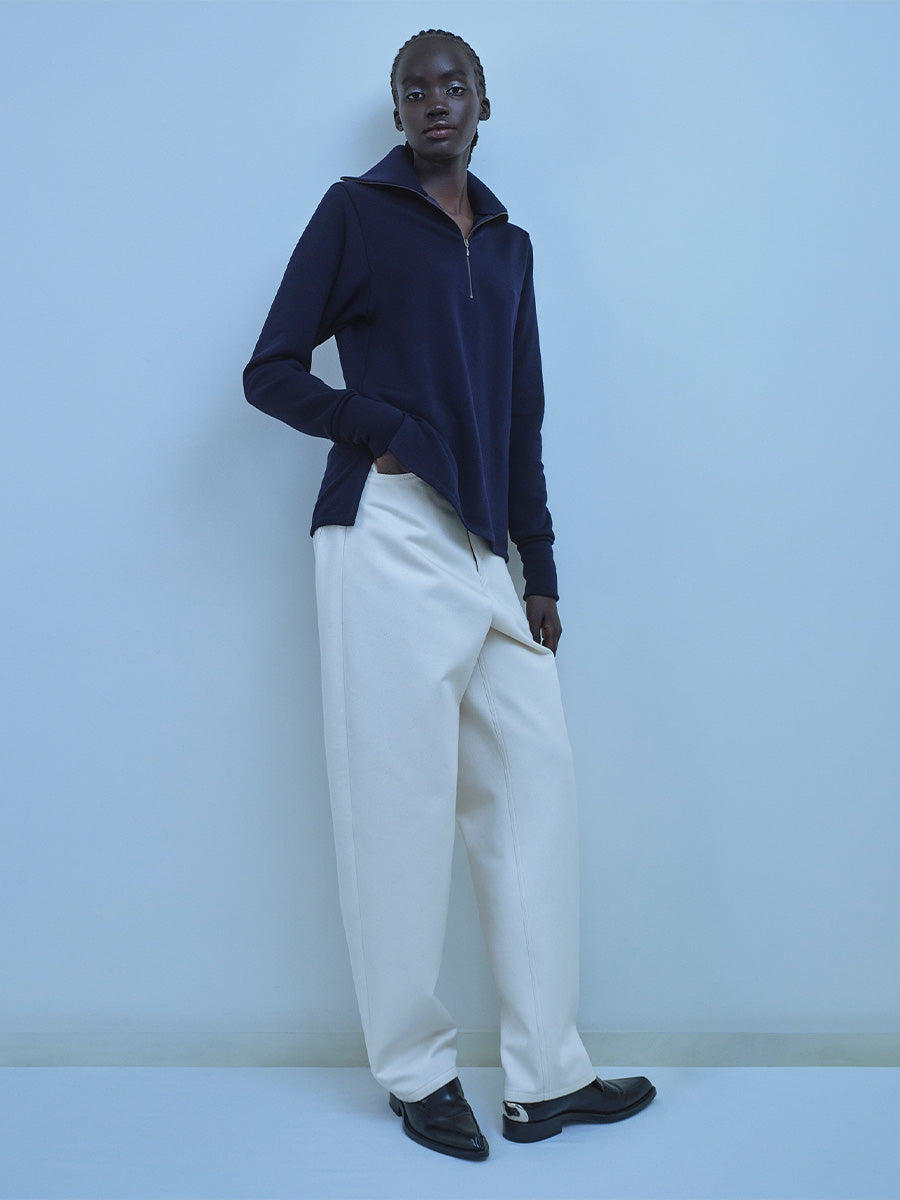 トップス IE-Navy ZIP UP TOP - NAVY – COATE OFFICIAL WEB SITE