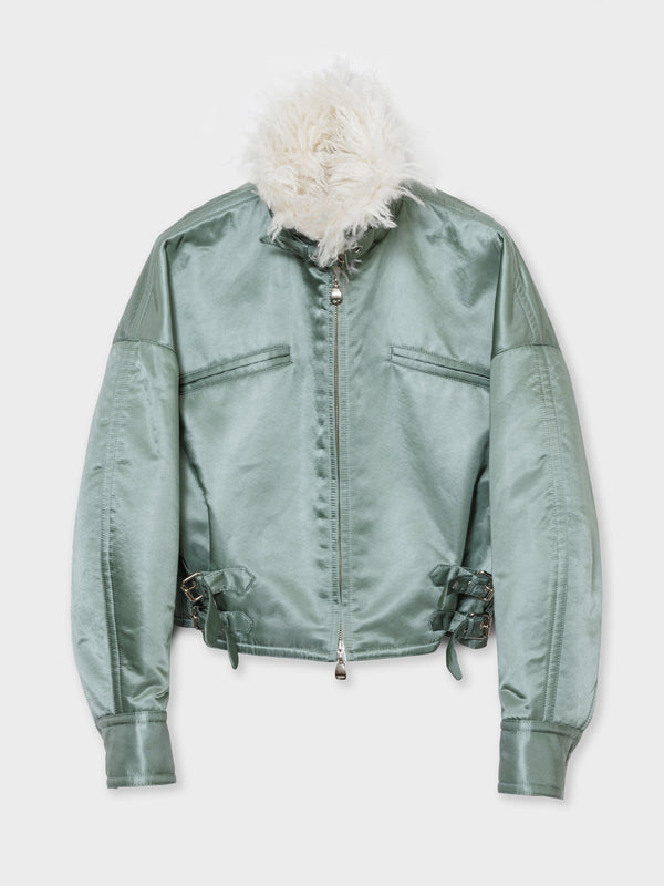NYLON BLOUSON - OLIVE