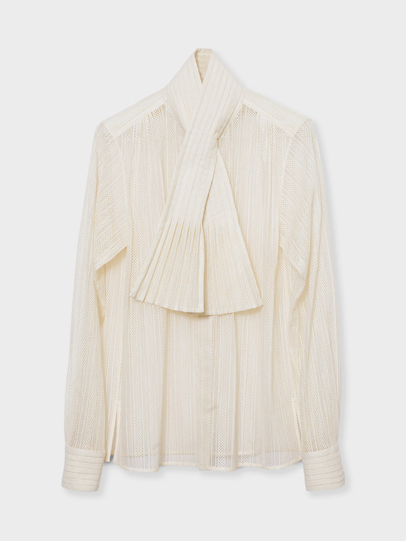 CO LACE BLOUSE - IVORY
