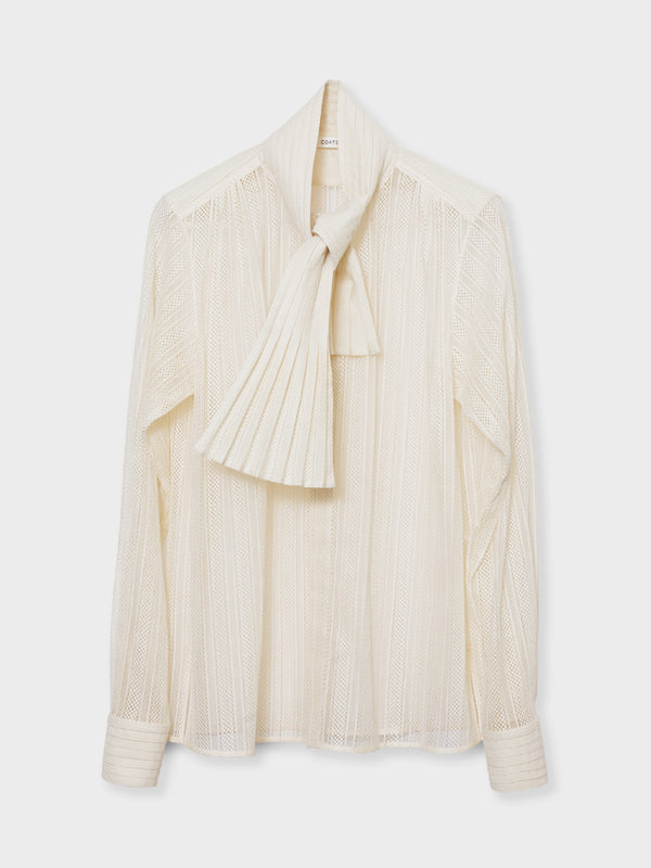 CO LACE BLOUSE - IVORY