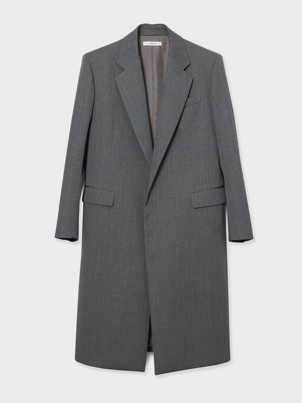 TAILORED COAT - GRAY