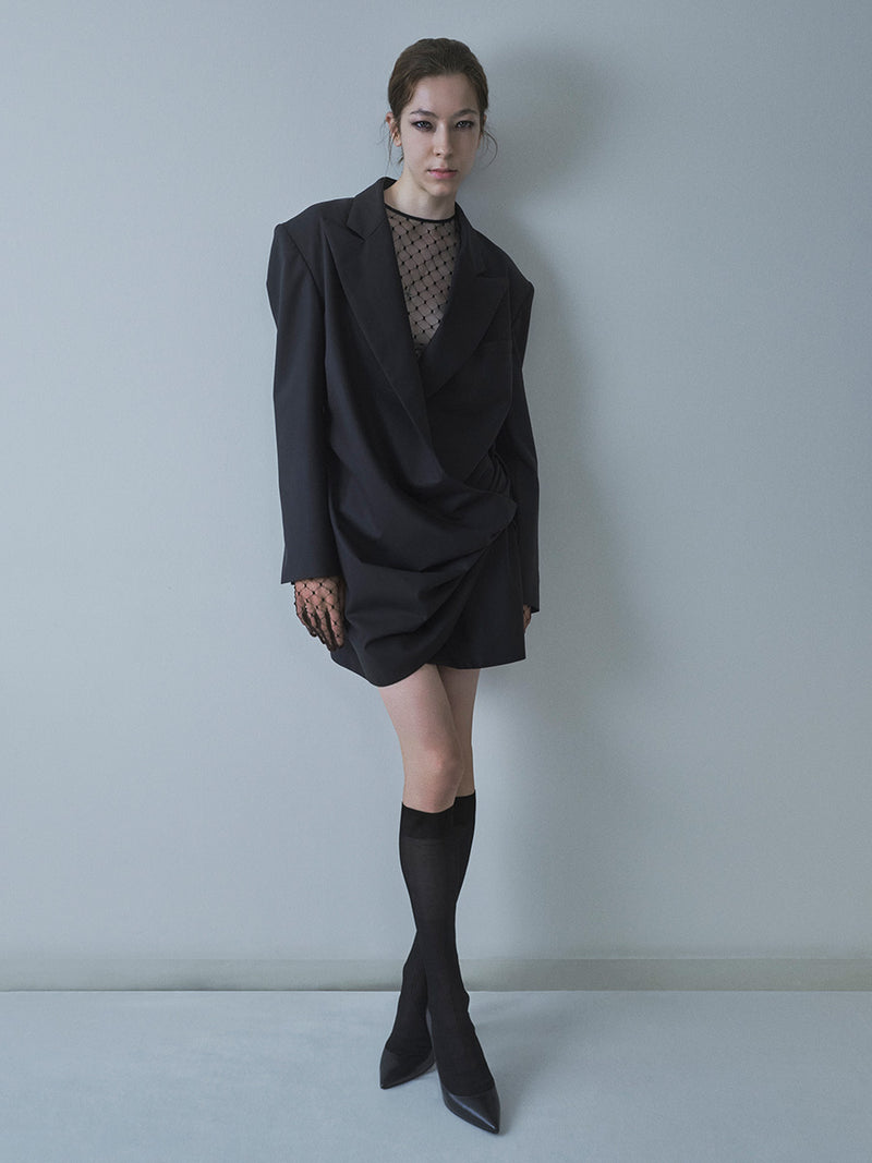 LACE-TOP WITH INTEGRATED GLOVES - BLACK – COATE OFFICIAL WEB SITE